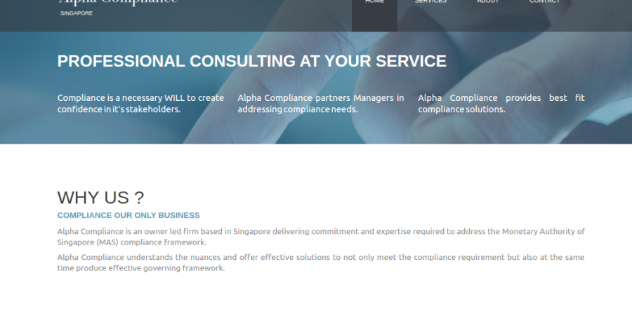 Alphacompliancesg, Singapore